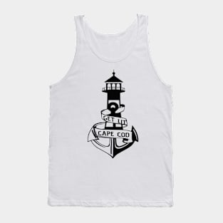 Get Lit Lighthouse Pun Cape Cod Funny Tank Top